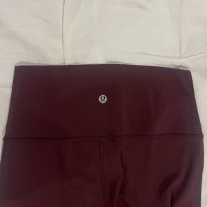 Lulu Lemon Maroon Align Pant